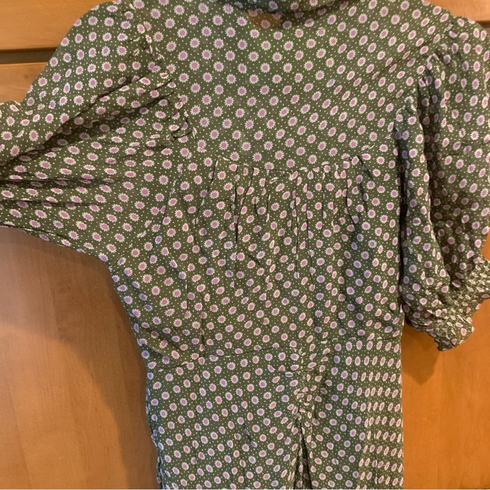 Anthropologie CollaredMaxi Dress/Size 4/NWT - Picture 9 of 16